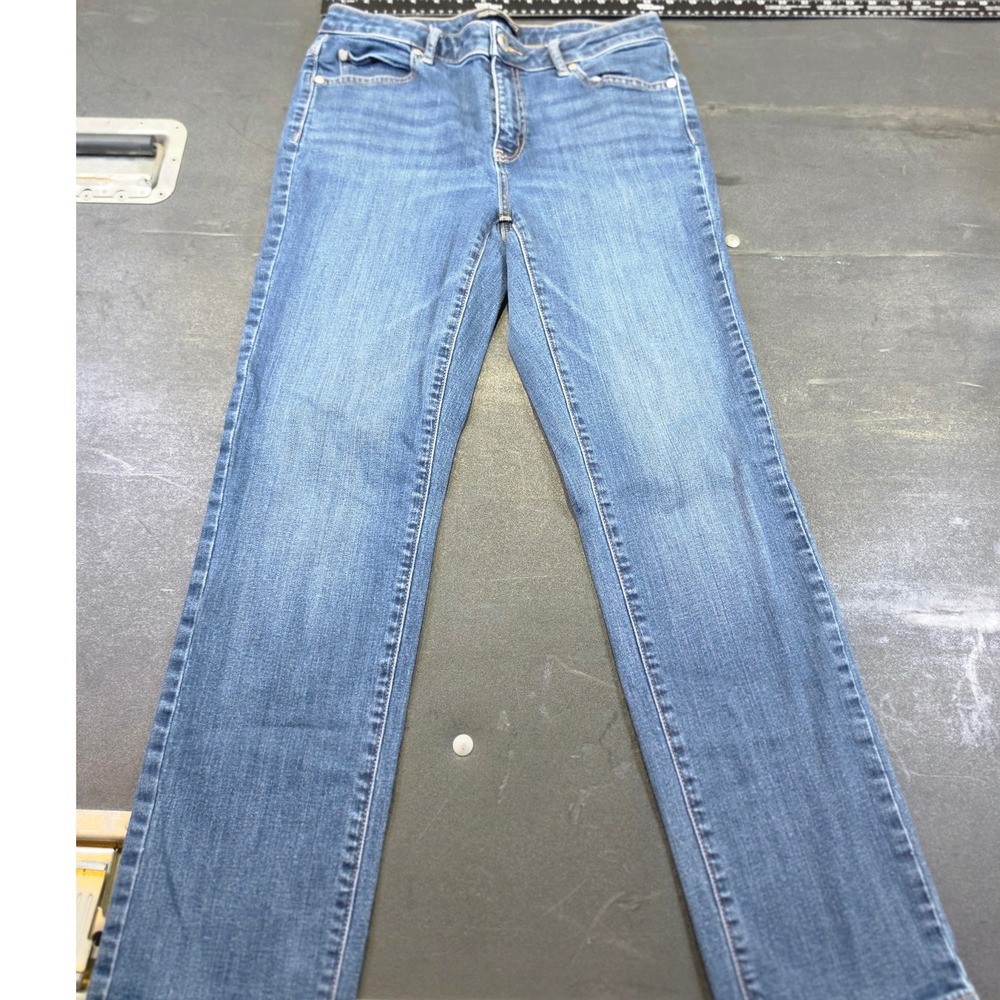 Simply Vera Vera Wang Straight Leg ClassicJeans Womens 8 Medium Wash Blue Denim